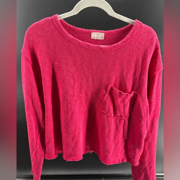 Anthropologie TLA Long Sleeve Crop Shirt. Size Small Retail- $128 - Picture 2 of 6